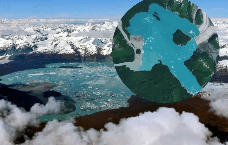 NASA descubre nueva isla en Alaska debido al deshielo de los glaciares