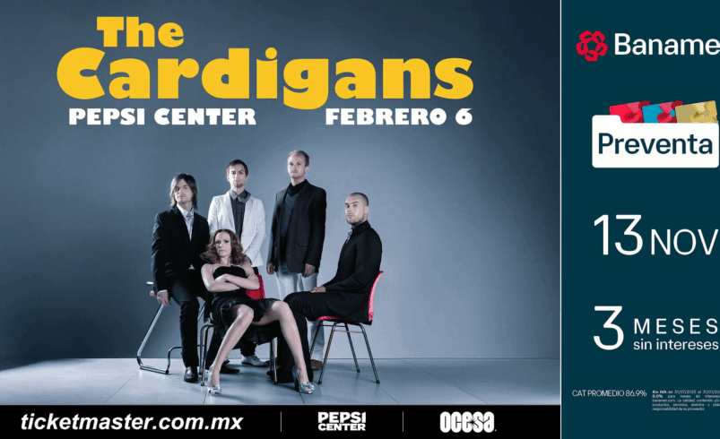THE CARDIGANS, EL ENCANTO SUECO QUE CONQUISTÓ EL MUNDO REGRESA A LA CIUDAD DE MÉXICO