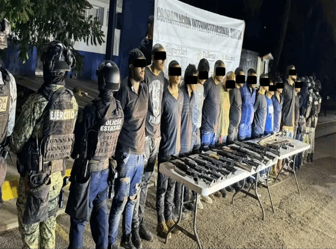 GN asegura droga, armas y explosivos en Sinaloa; caen 3 extranjeros