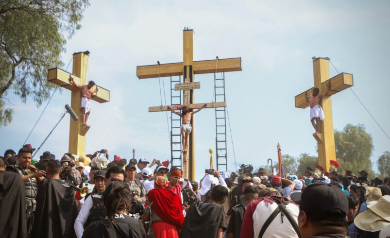 Sheinbaum celebra reconocimiento de la UNESCO a la Pasión de Cristo en Iztapalapa