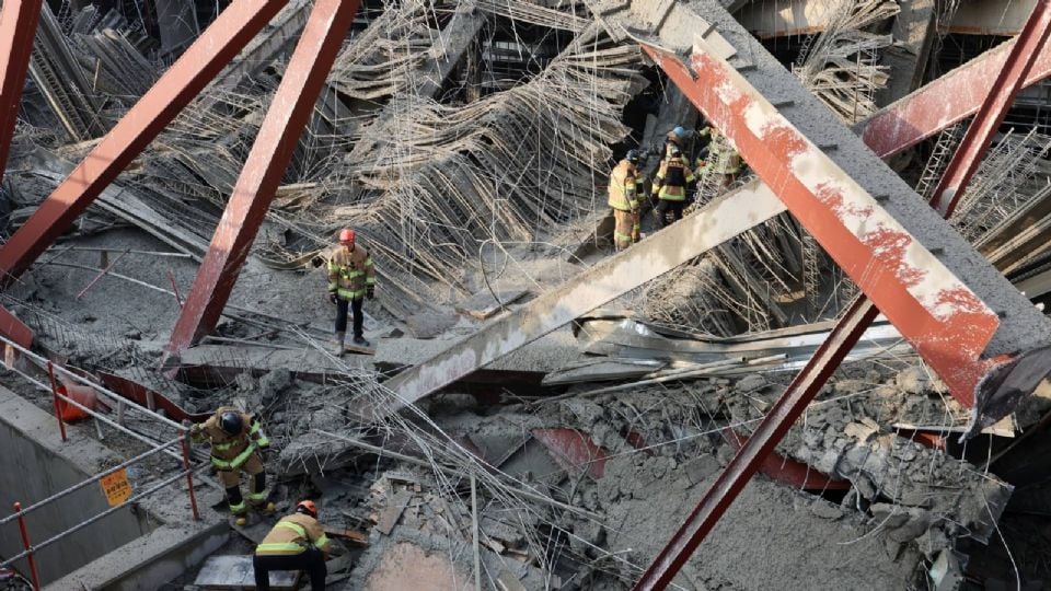 Se derrumba una biblioteca en construcción en Corea del Sur; reportan dos muertos