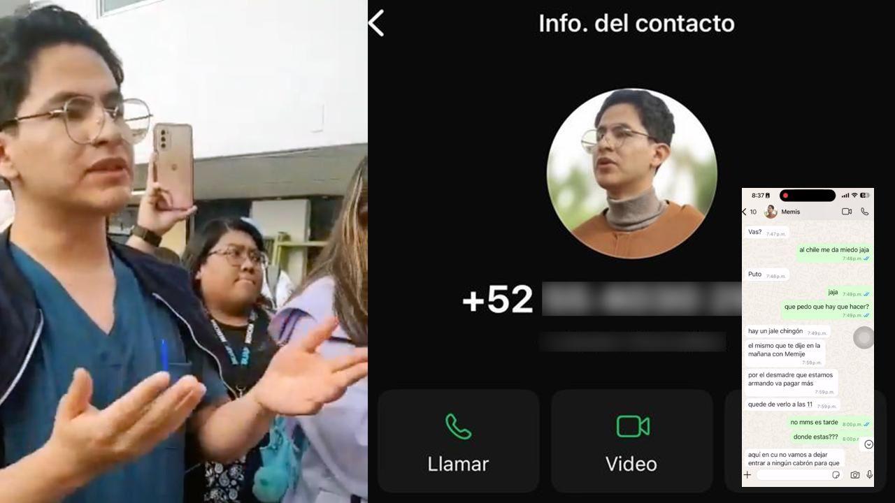 Filtran conversación que vincula a Zepeda Memije con protestas en la BUAP
