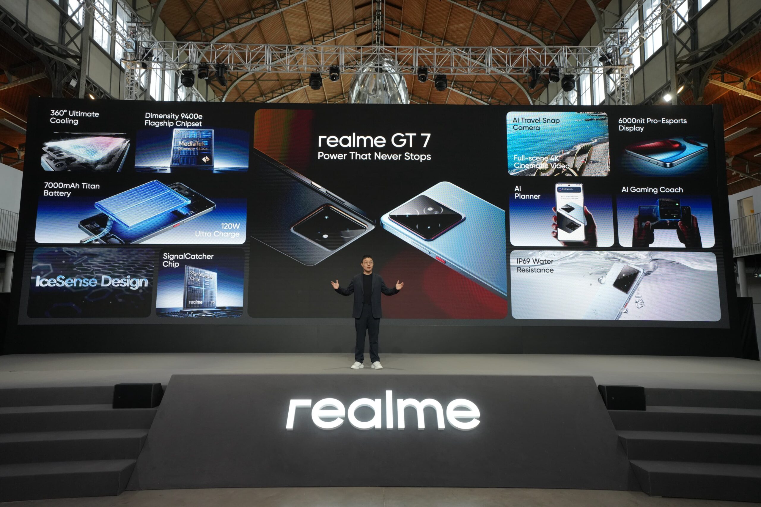 El Poder que Nunca se Detiene: El Flagship Killer  2025 el realme GT 7 Series Hace su Debut Global en París.