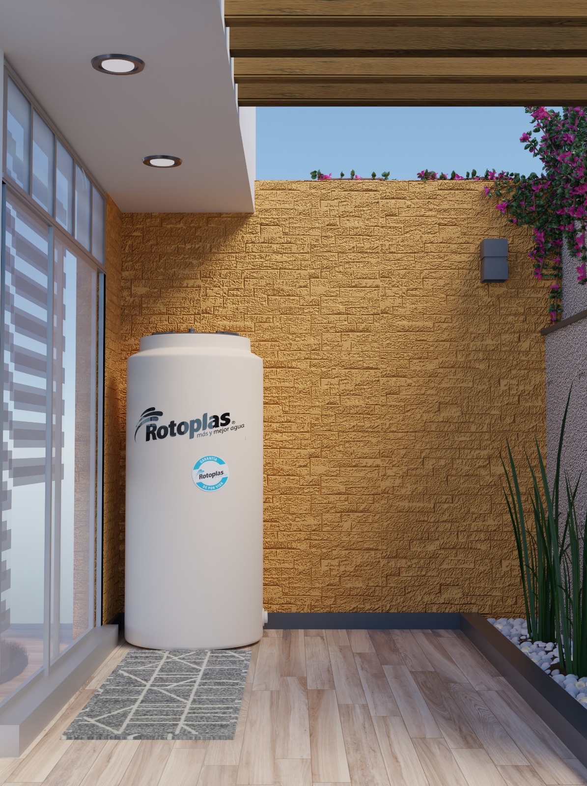Tinacos verticales, la nueva solución ante la falta de agua y el poco espacio en casa