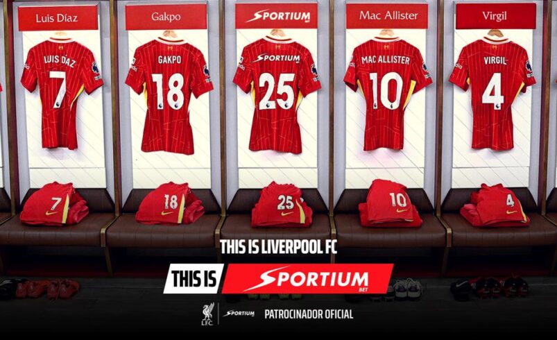 Sportiumbet México, nuevo patrocinador del campeón Liverpool