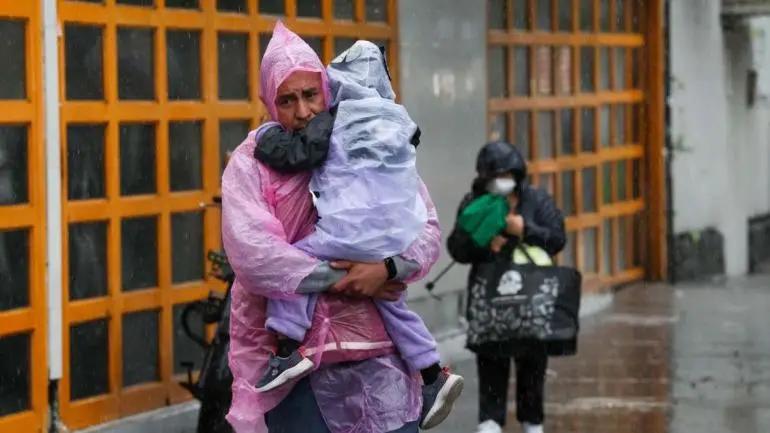 Se esperan lluvias intensas en el sur y calor extremo en el norte del país