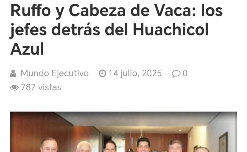 Ruffo y Cabeza de Vaca: los jefes detrás del “Huachicol Azul”