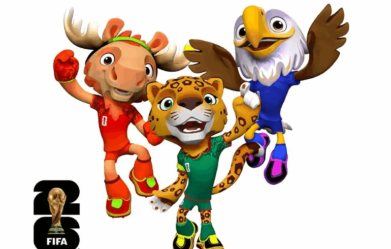 Revelan los rostros de las mascotas del Mundial 2026