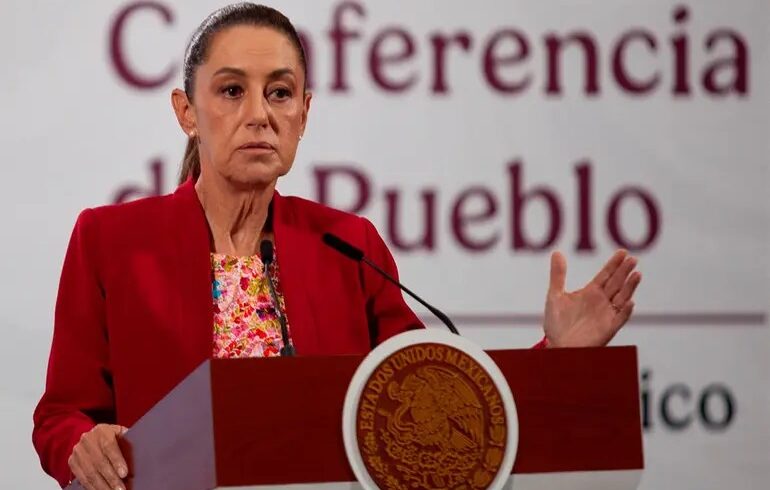 Sheinbaum destaca incautación histórica de armas en EU