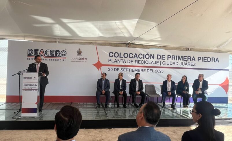 Inaugura DEACERO nueva planta de reciclaje en Chihuahua