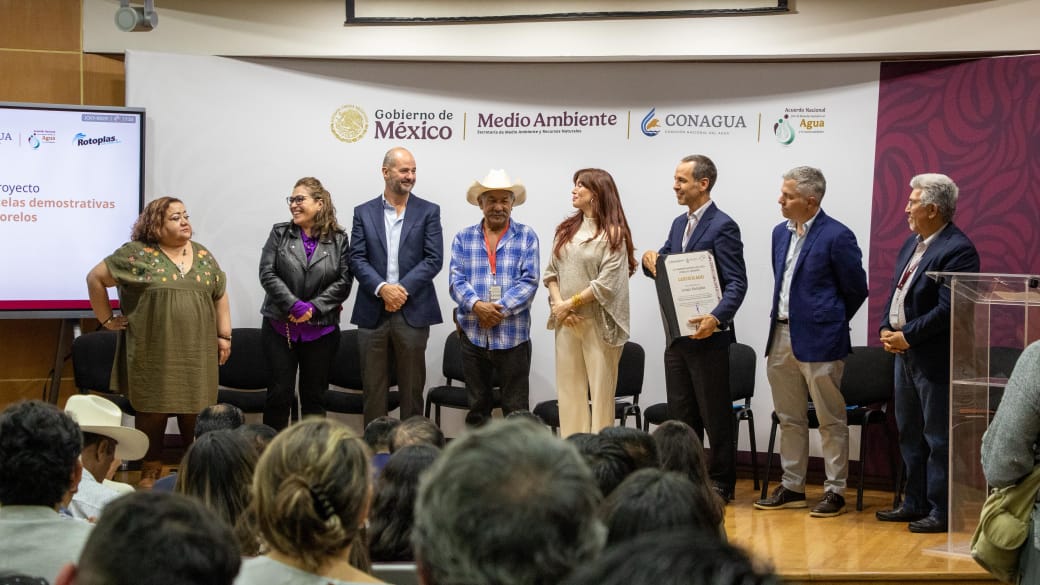 Conagua y Rotoplas fortalecen la tecnificación agrícola en Morelos