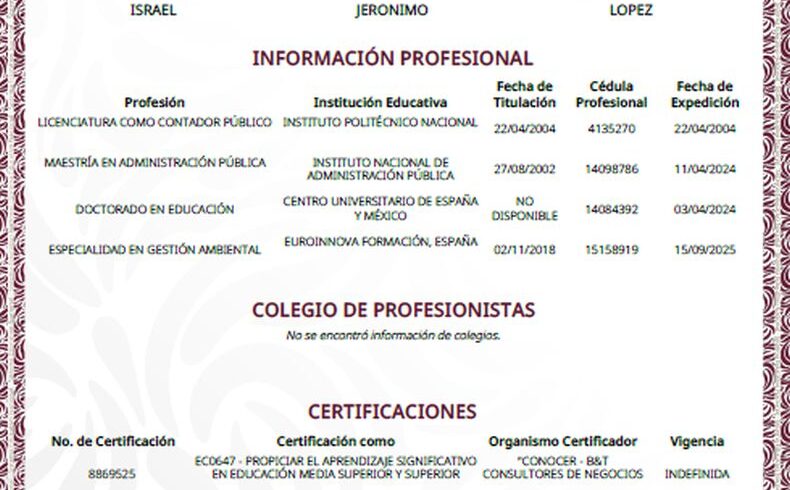 Mario Delgado encubre irregularidades y actos de corrupción en la Dirección General de Profesiones de la SEP