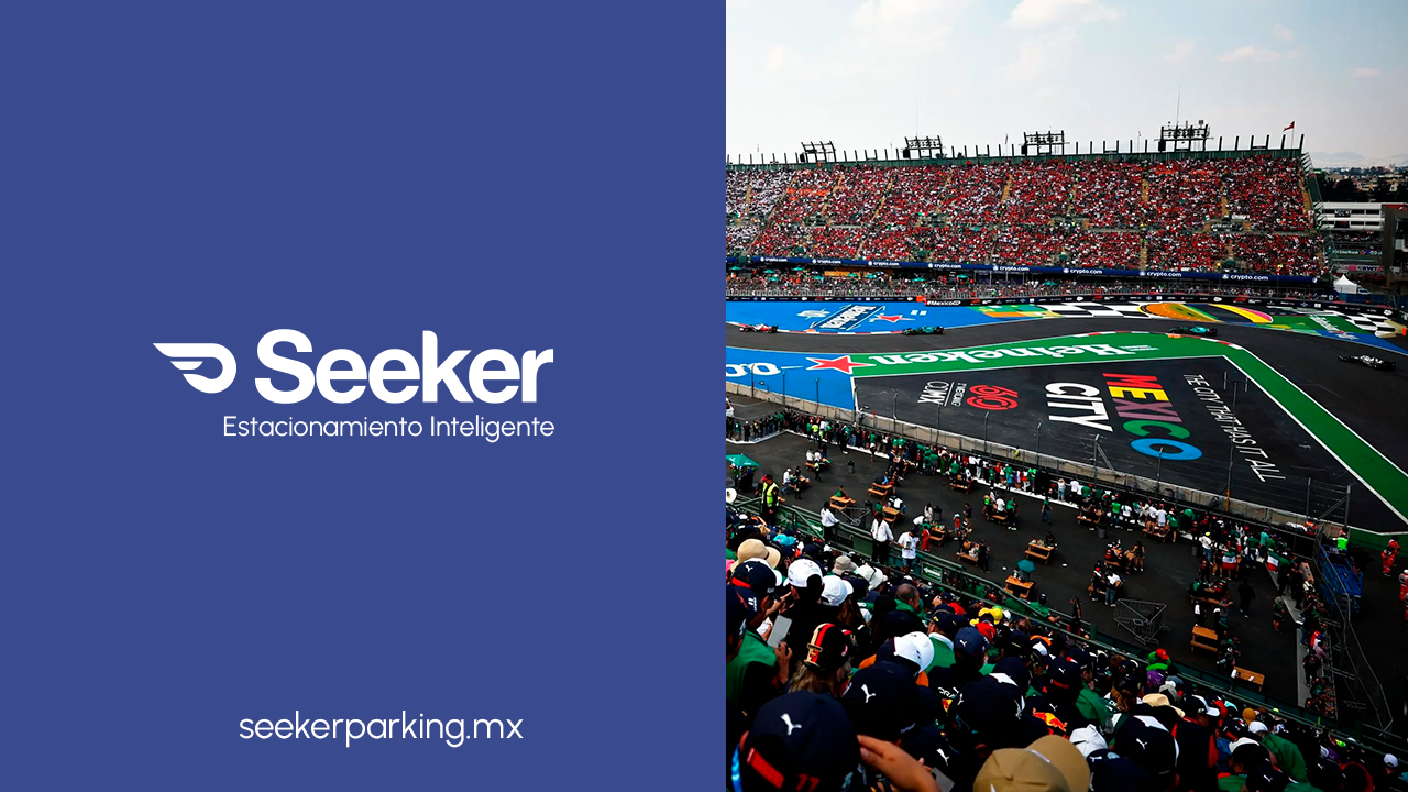 Seeker Parking consolida su llegada a México con la Fórmula 1 y grandes recintos