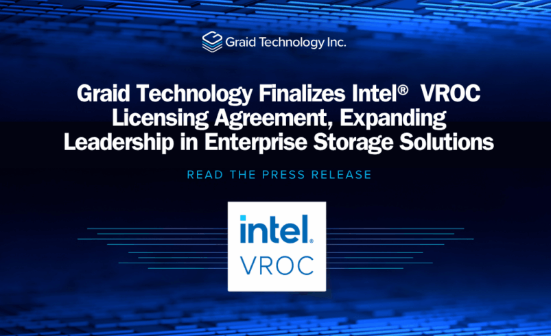Graid Technology alcanza un acuerdo con Intel VROC y refuerza su liderazgo en almacenamiento empresarial
