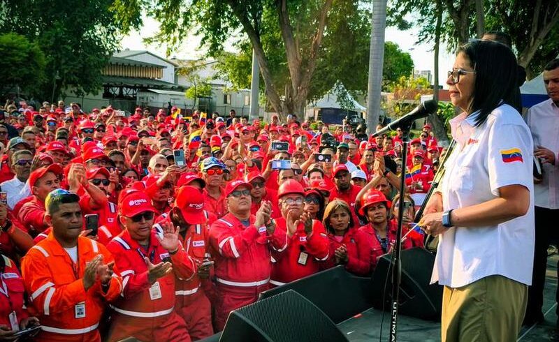 (Multimedia) Reforma de Ley de Hidrocarburos servirá para la «felicidad económica» de Venezuela, dice presidenta encargada
