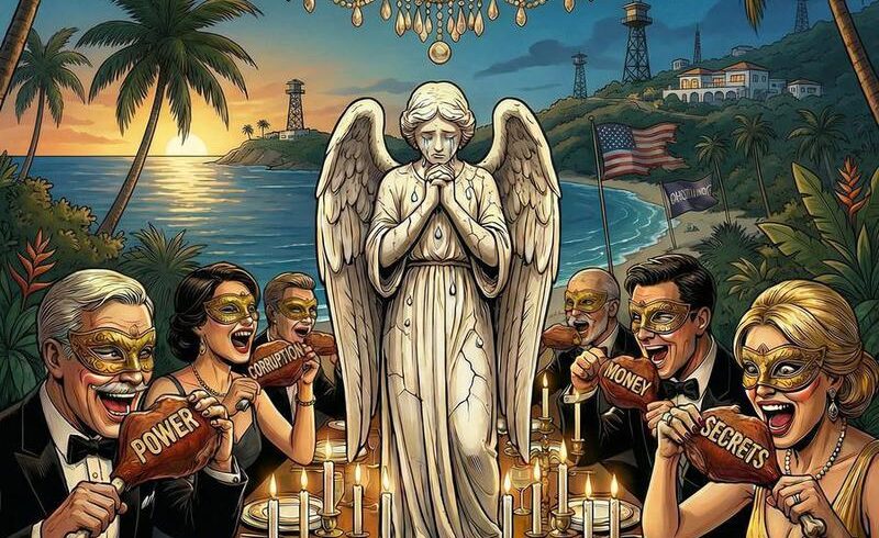 (Multimedia) Viñeta: Un banquete de hipocresía en la isla de Epstein