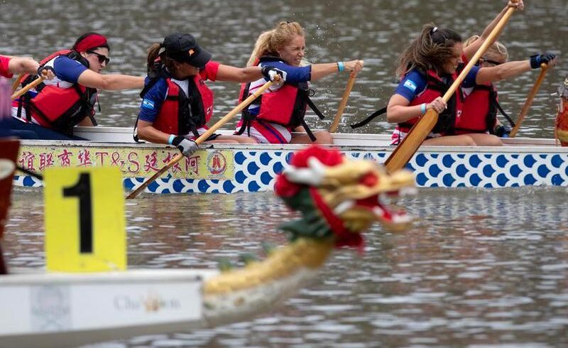 (Multimedia) Especial: Botes dragón acaparan protagonismo durante Fiesta de la Primavera en Buenos Aires
