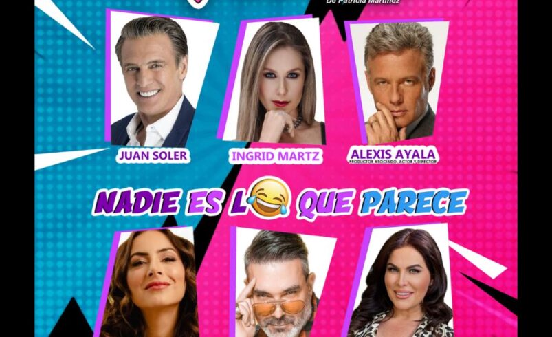 “El Amante Infiel” llegará al Teatro Morelos de Toluca con un elenco estelar este 23 de abril