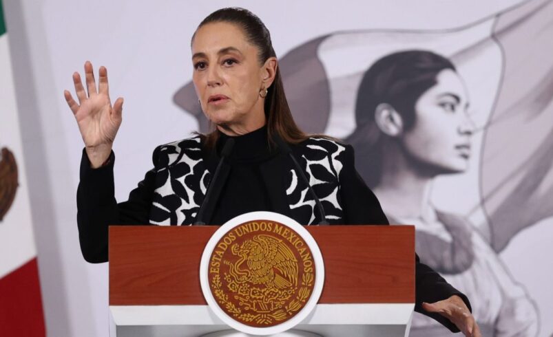 México no tiene información de uso de drones en frontera con Estados Unidos: Sheinbaum